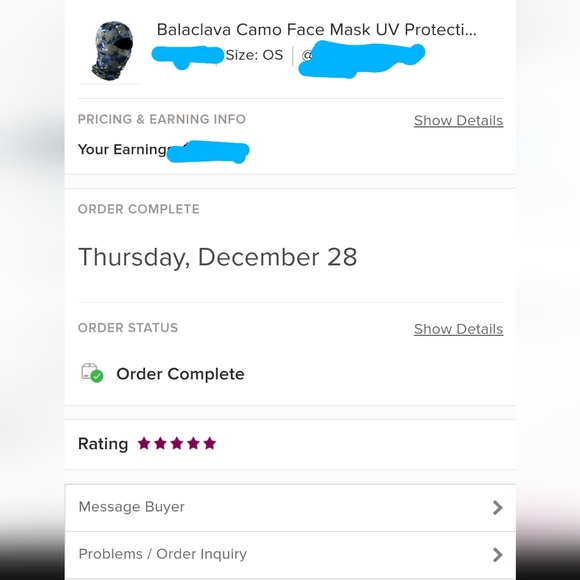 Balaclava Camo Face Mask UV Protection Hood Outdoor Tactical Skiing Cycling Mask - Picture 2 of 3